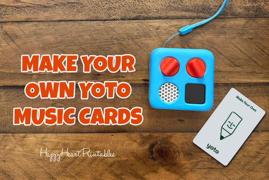 Make Your Own Yoto Music Cards