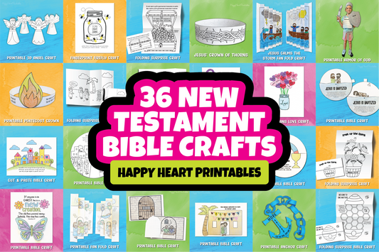 36 Printable New Testament Bible Crafts
