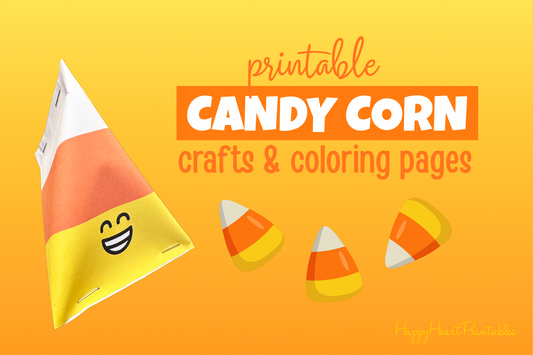 Printable Candy Corn Crafts That Kids will Adore