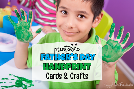 Father's Day Handprint Cards & Crafts