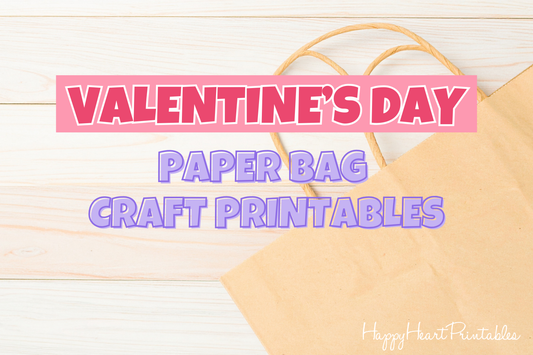 Valentine's Day Paper Bag Craft Printables