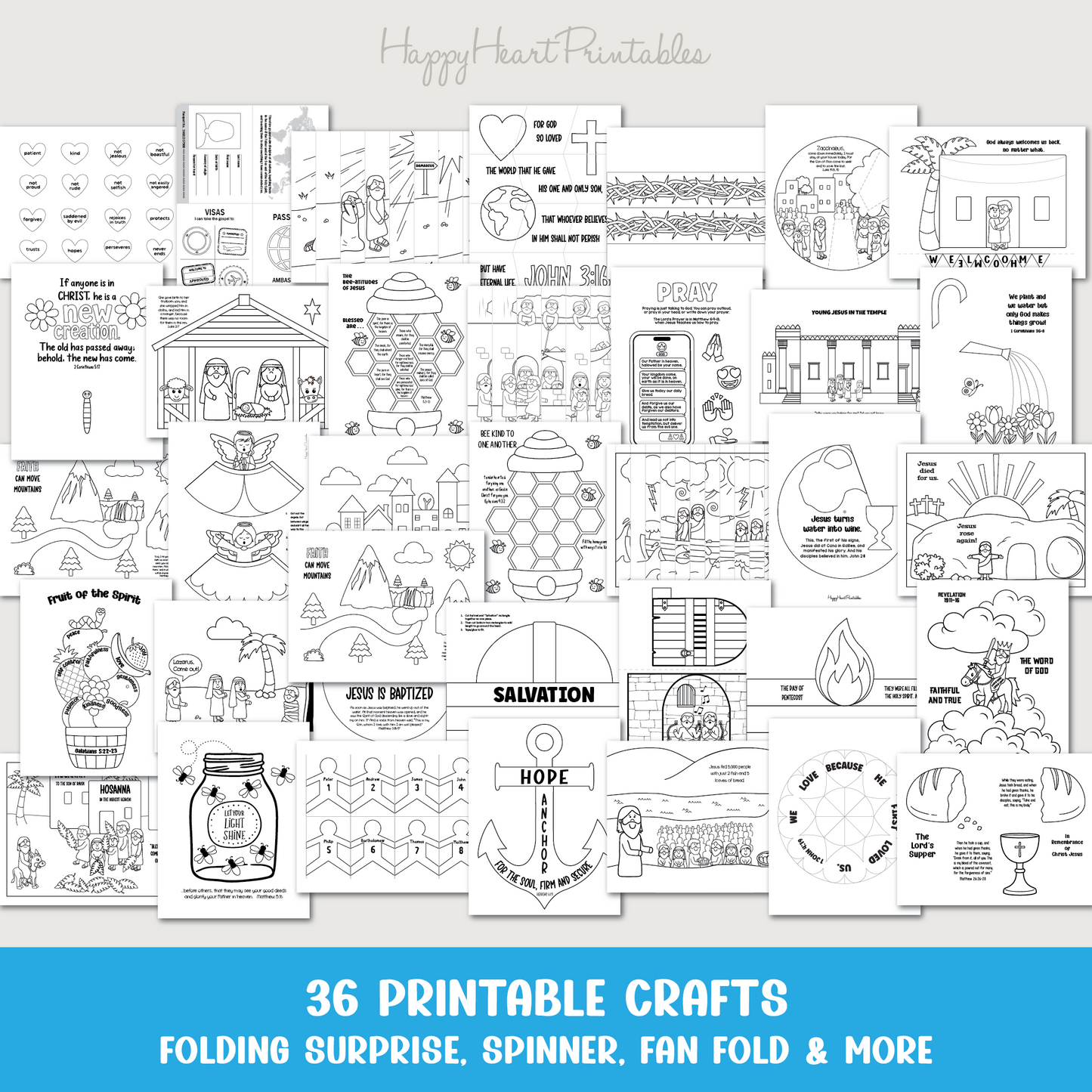 New Testament Bible Crafts Bundle