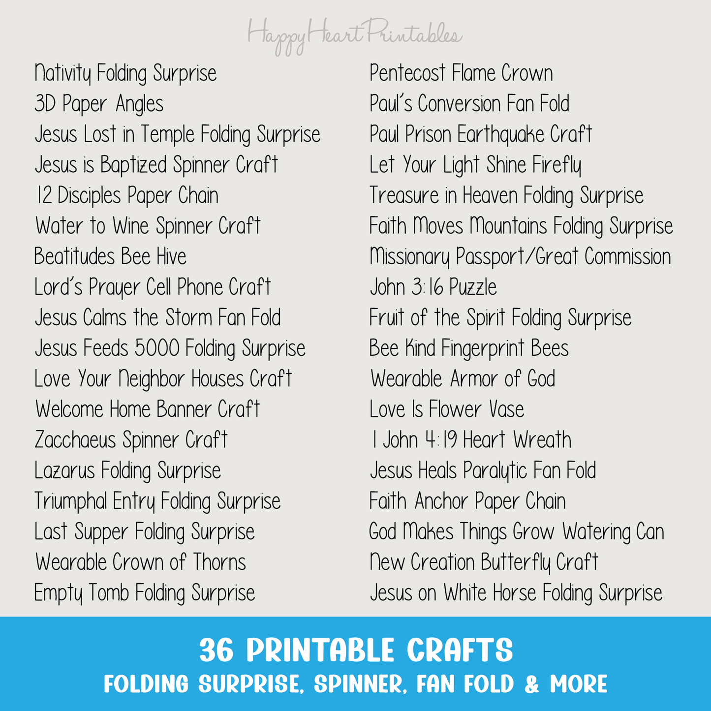 New Testament Bible Crafts Bundle