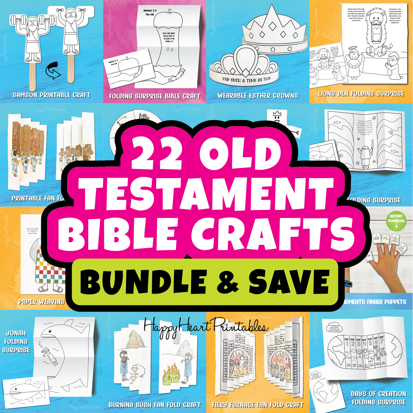 Old Testament Bible Crafts Bundle