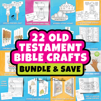 Old Testament Bible Crafts Bundle
