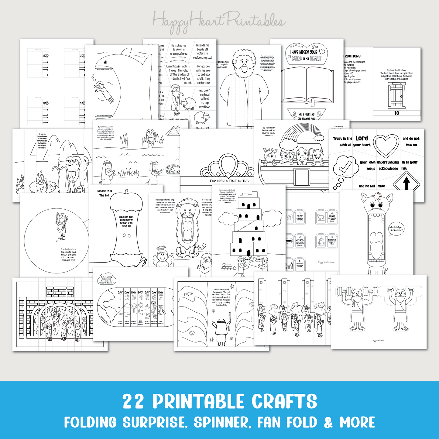 Old Testament Bible Crafts Bundle