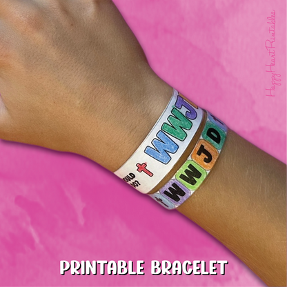 Printable WWJD Bracelets