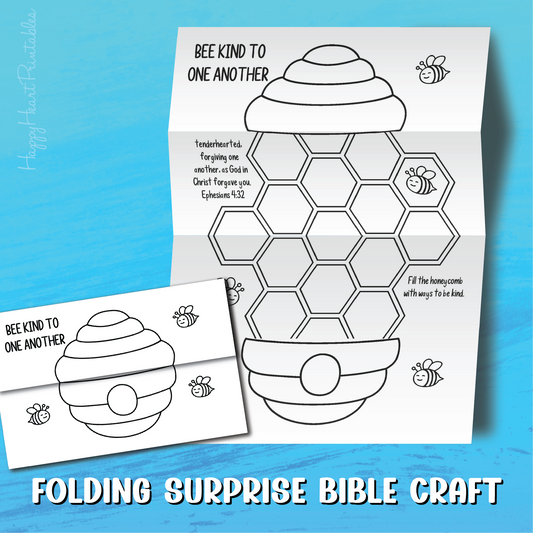 The Beatitudes Bee Hive Folding Surprise Craft