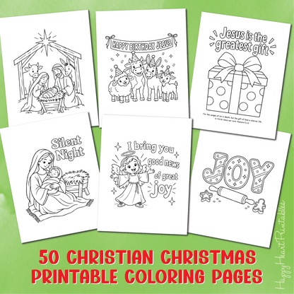 50 Christian Christmas Coloring Pages