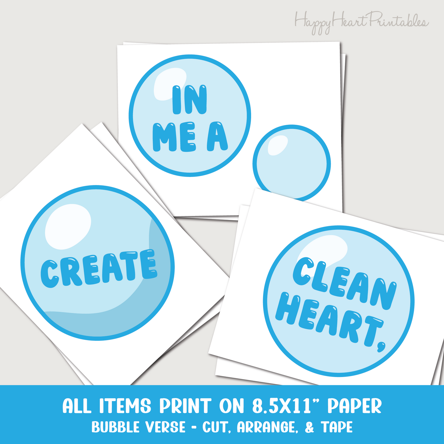 Printable Christian Trunk or Treat Decorations - Rubber Ducks