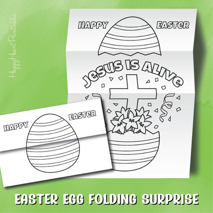 Jesus Is Alive Folding Surprise Craft