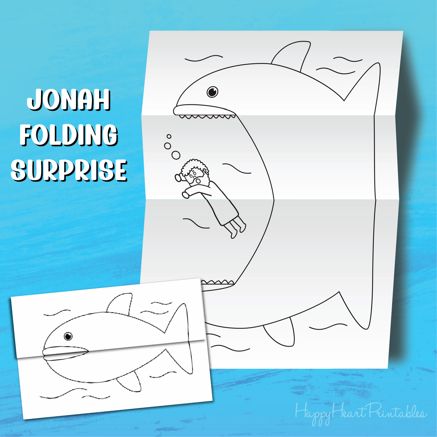 Jonah and the Big Fish Folding Surprise