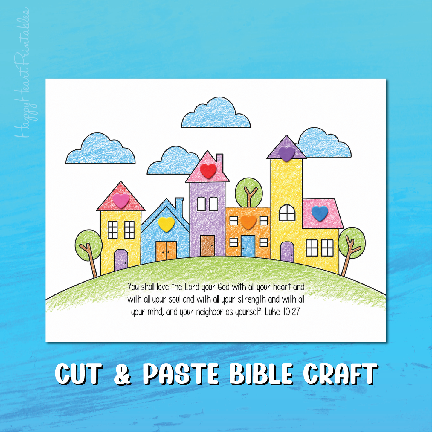 Love Your Neighbor As Yourself - Good Samaritan Bible Craft
