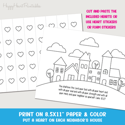 Love Your Neighbor As Yourself - Good Samaritan Bible Craft