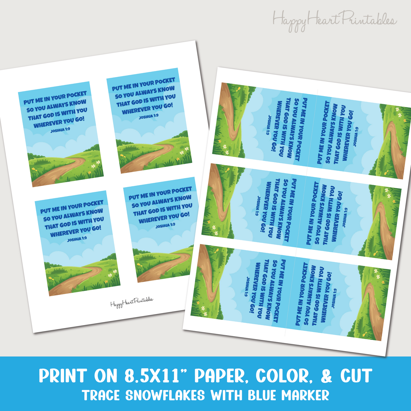 Mini Jesus Figure Printable Cards