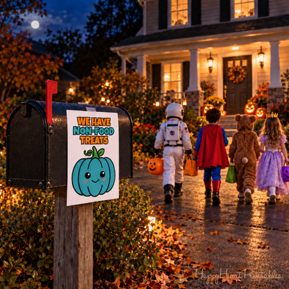 Non-Food Treats Halloween Sign
