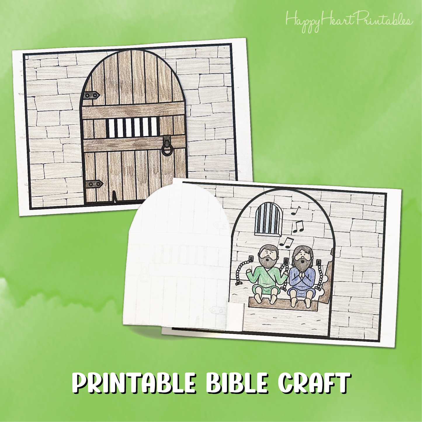 Paul Prison Earthquake Printable Craft