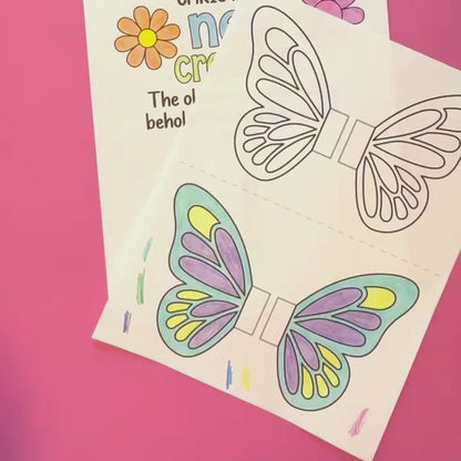 New Creation Butterfly Printable Craft
