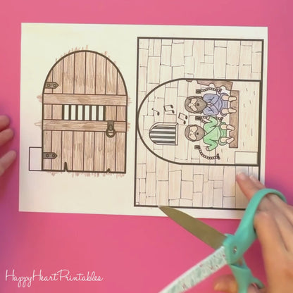 Paul Prison Earthquake Printable Craft