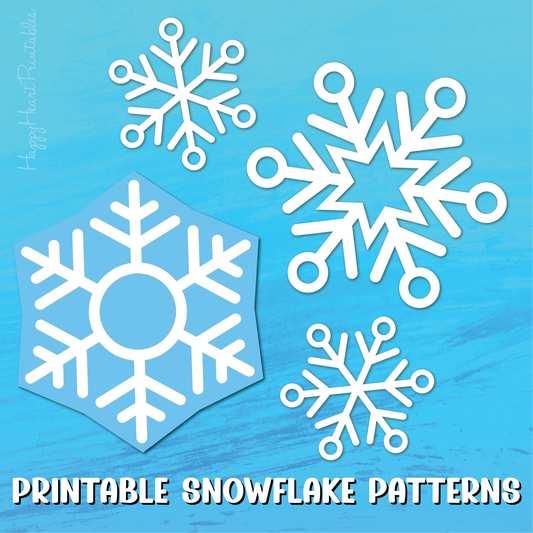 Printable Snowflake Patterns
