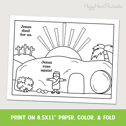 Easter Empty Tomb Folding Surprise Craft