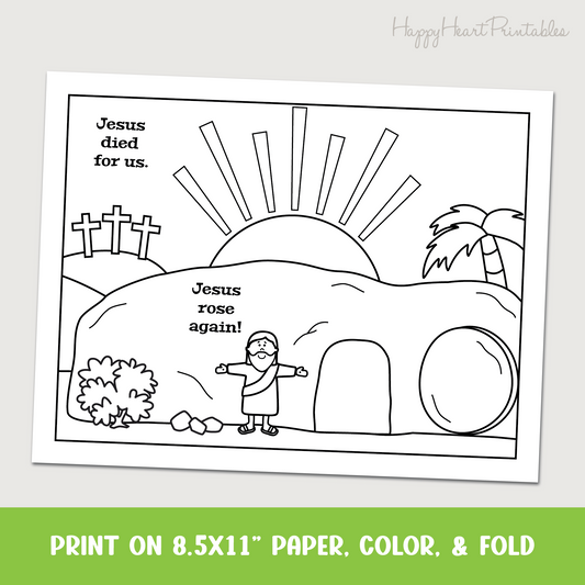 Easter Empty Tomb Folding Surprise Craft