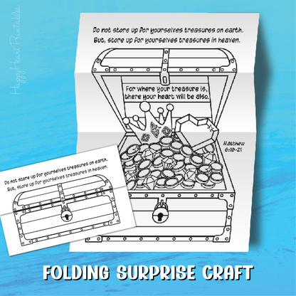 Treasure in Heaven Folding Surprise Bible Craft