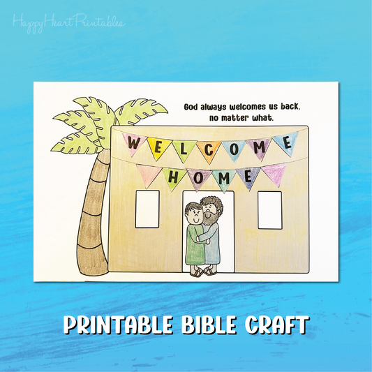 Welcome Home Prodigal Son Bible Craft